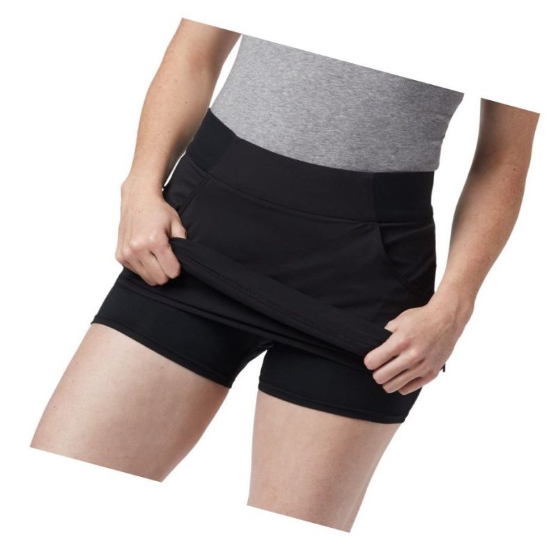 Columbia Anytime Casual Kısa Etek Kadın Siyah | 82703-ZWNG