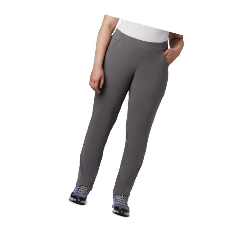 Columbia Anytime Casual Pull On Plus Size Pantolon Kadın Gri | 32156-KEQD