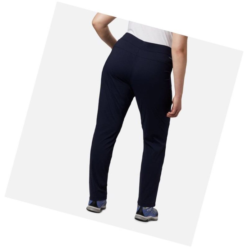 Columbia Anytime Casual Pull On Plus Size Pantolon Kadın Lacivert | 23945-TKPW