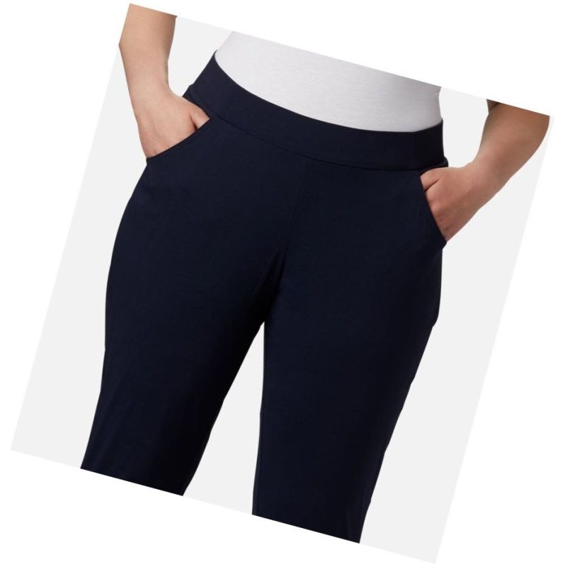 Columbia Anytime Casual Pull On Plus Size Pantolon Kadın Lacivert | 23945-TKPW