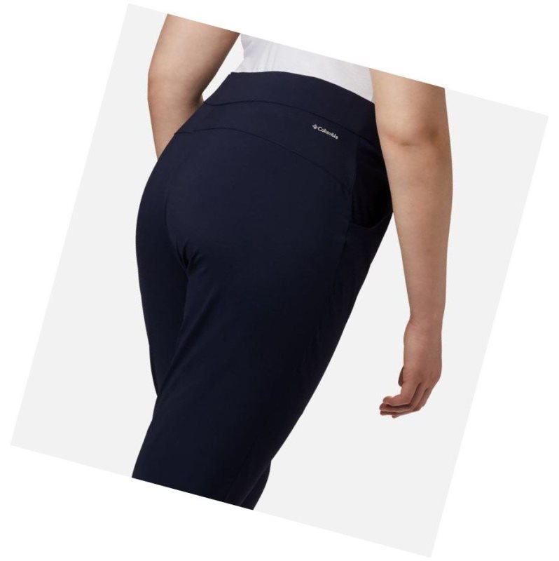 Columbia Anytime Casual Pull On Plus Size Pantolon Kadın Lacivert | 23945-TKPW