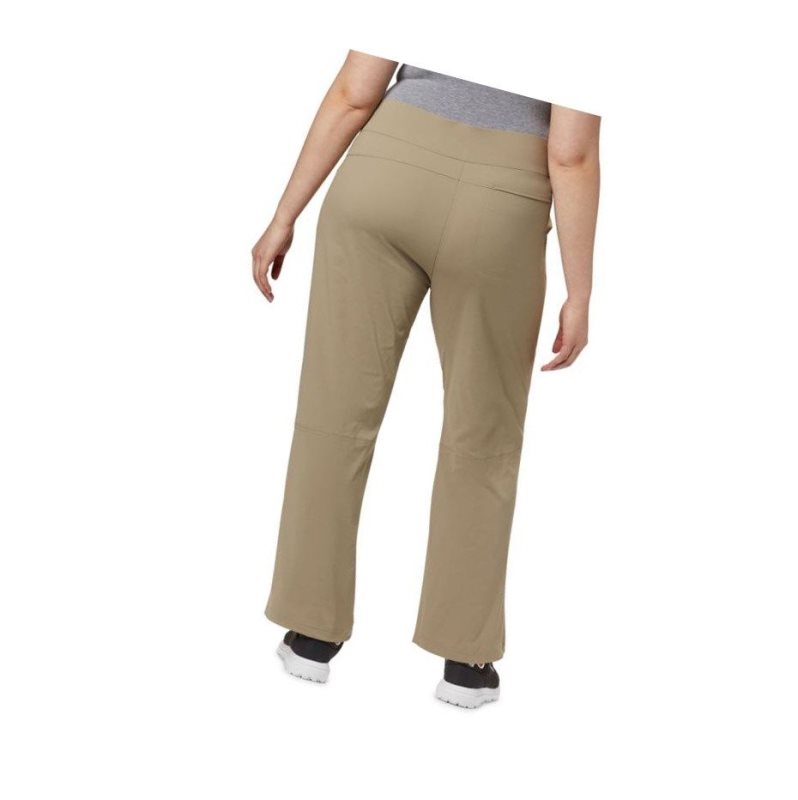 Columbia Anytime Casual Relaxed Plus Size Pantolon Kadın Kahverengi | 12547-ESIL