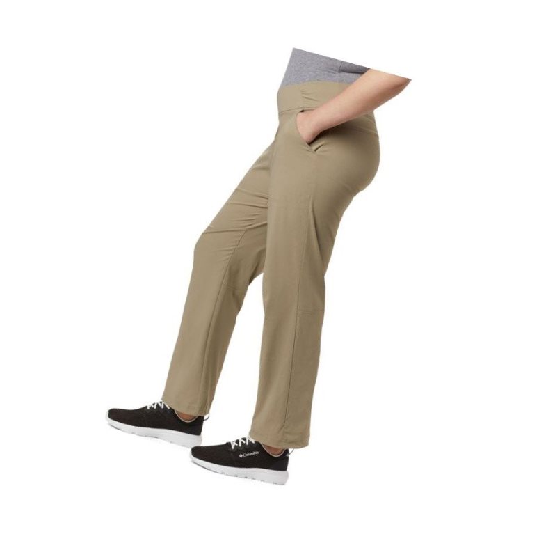 Columbia Anytime Casual Relaxed Plus Size Pantolon Kadın Kahverengi | 12547-ESIL
