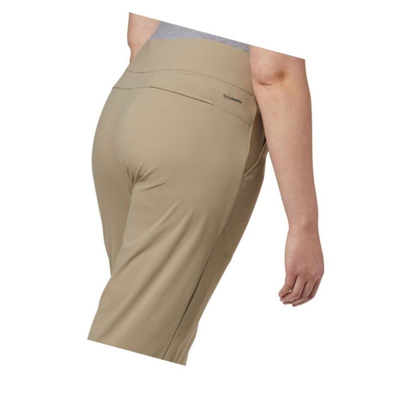 Columbia Anytime Casual Relaxed Plus Size Pantolon Kadın Kahverengi | 12547-ESIL