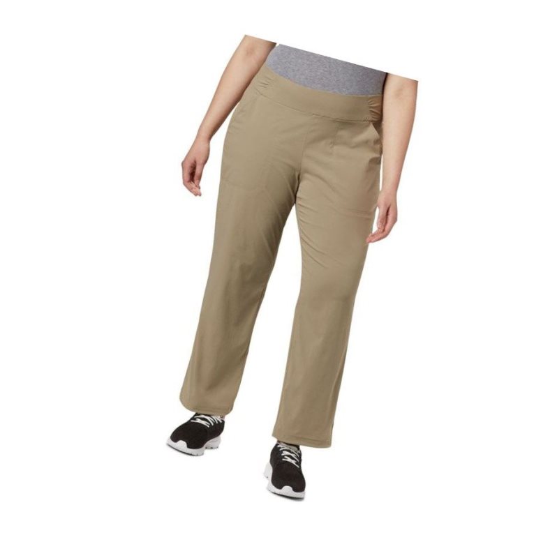 Columbia Anytime Casual Relaxed Plus Size Pantolon Kadın Kahverengi | 12547-ESIL
