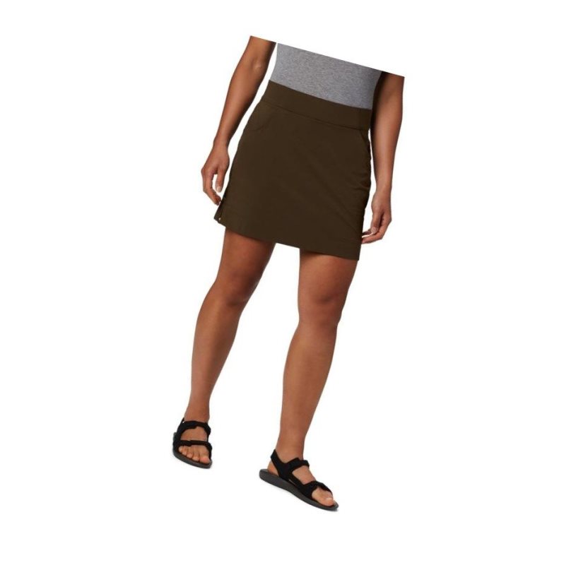 Columbia Anytime Casual Stretch Kısa Etek Kadın Zeytin Yeşili | 96034-CHVP