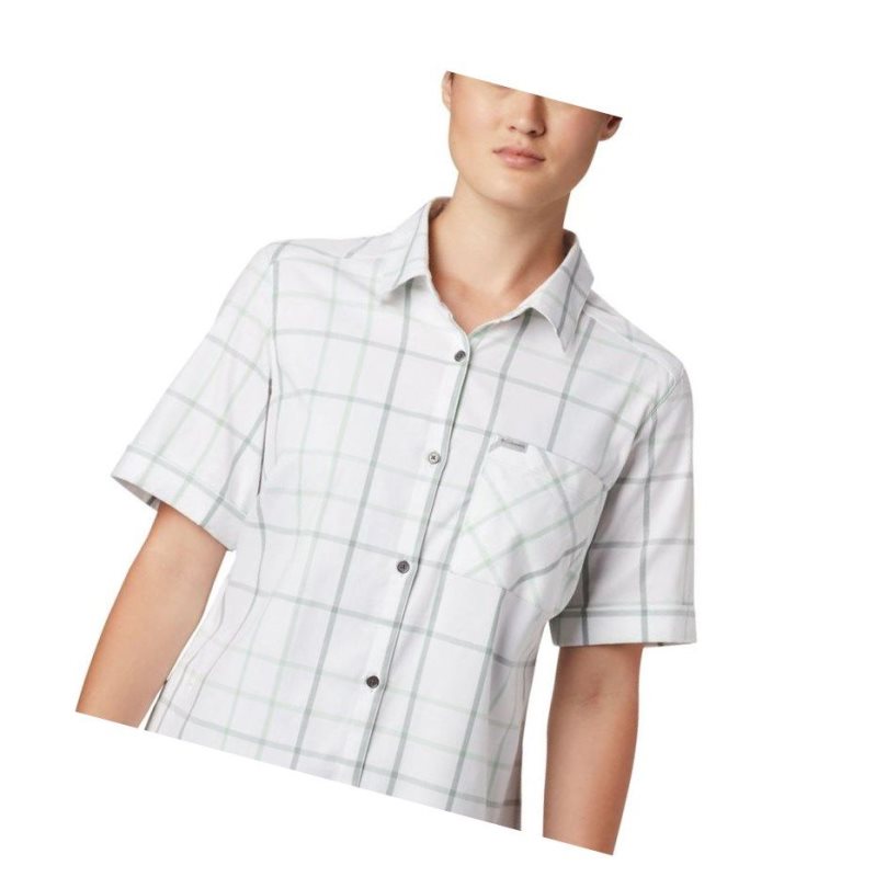 Columbia Anytime Casual Stretch Short Sleeve Gömlek Kadın Nane Renkli | 67823-LTGM