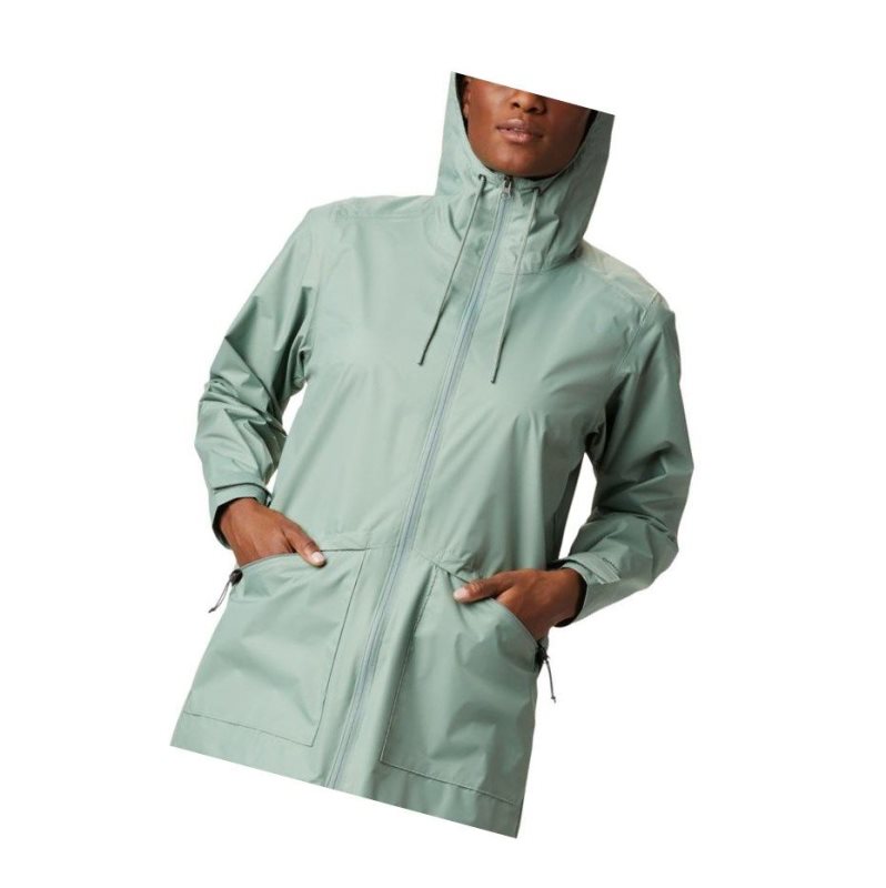 Columbia Arcadia Casual Mont Kadın Açık Yeşil | 67301-SQLA