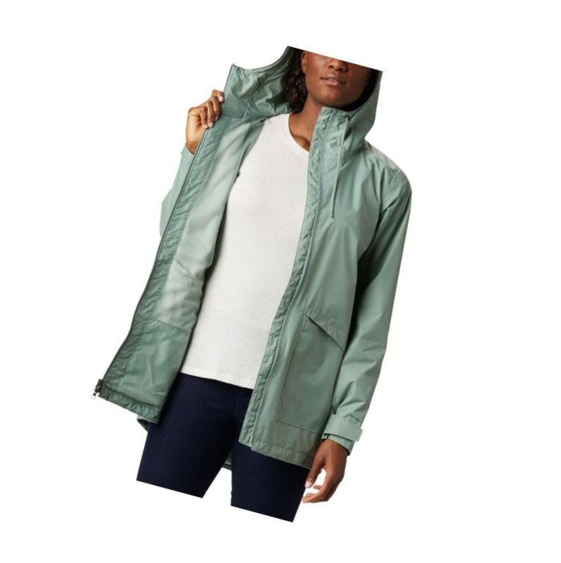 Columbia Arcadia Casual Mont Kadın Açık Yeşil | 67301-SQLA