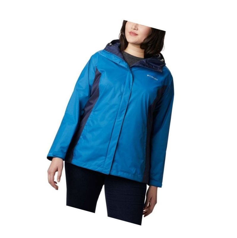 Columbia Arcadia II Plus Size Mont Kadın Lacivert | 76034-APQI