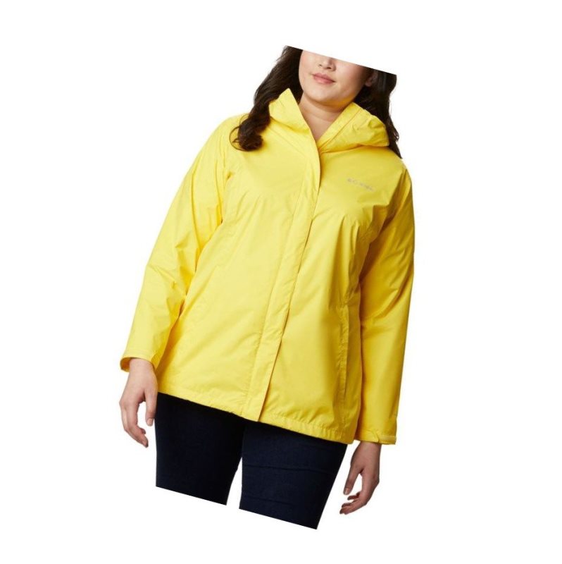 Columbia Arcadia II Plus Size Mont Kadın Sarı | 50871-GCXU