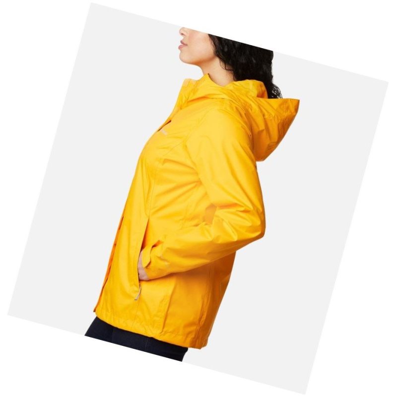 Columbia Arcadia II Rain Mont Kadın Açık Altın | 39178-NXIS