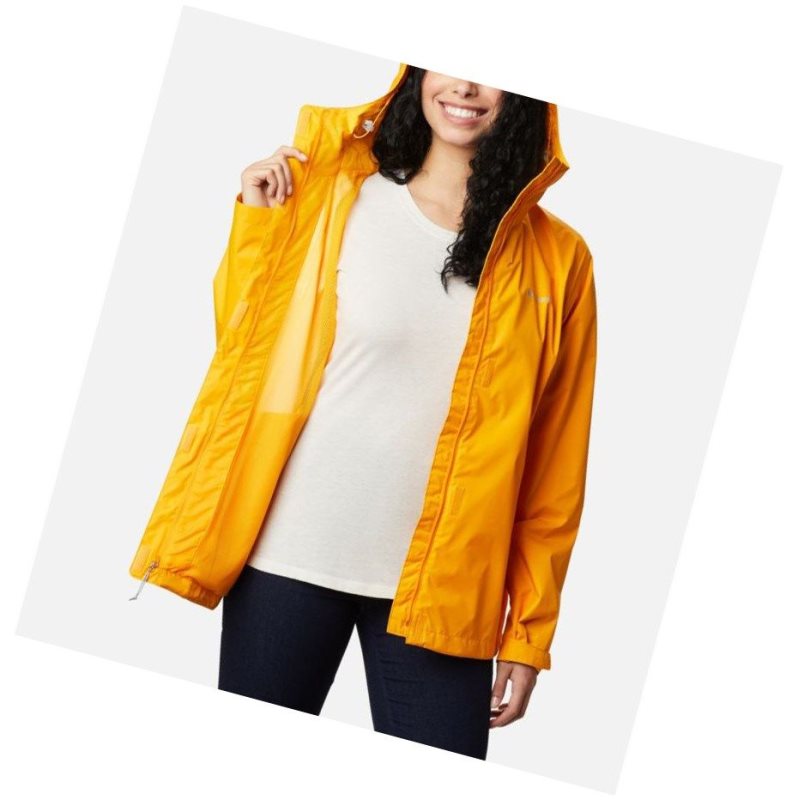 Columbia Arcadia II Rain Mont Kadın Açık Altın | 39178-NXIS