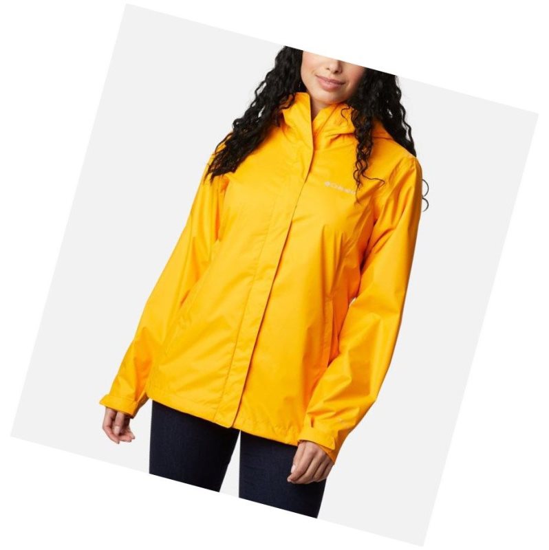 Columbia Arcadia II Rain Mont Kadın Açık Altın | 39178-NXIS