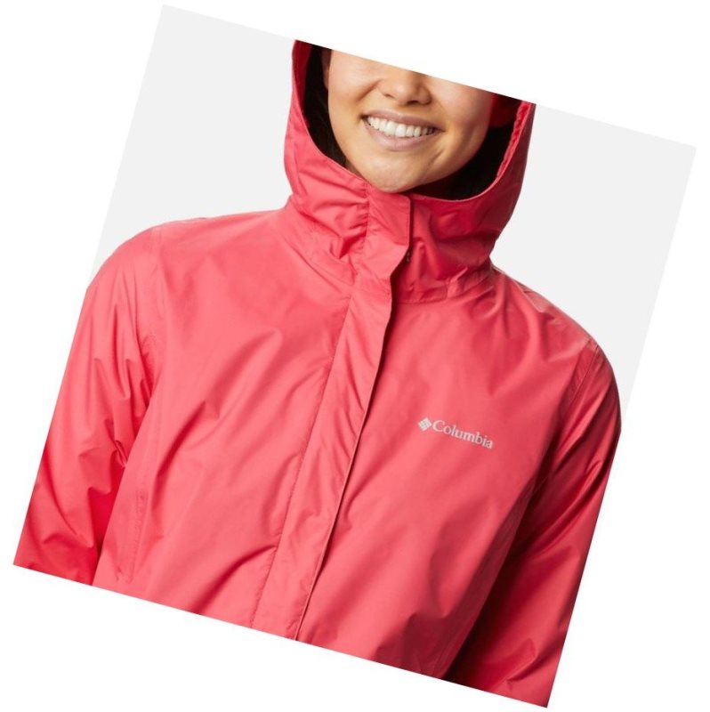 Columbia Arcadia II Rain Mont Kadın Açık Pembe | 72051-REQA