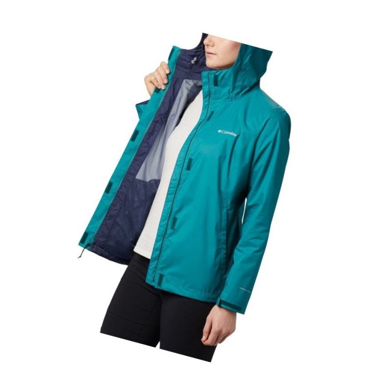 Columbia Arcadia II Rain Mont Kadın Açık Yeşil | 31042-FCRA