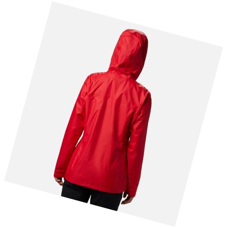 Columbia Arcadia II Rain Mont Kadın Kırmızı | 21769-KSTI