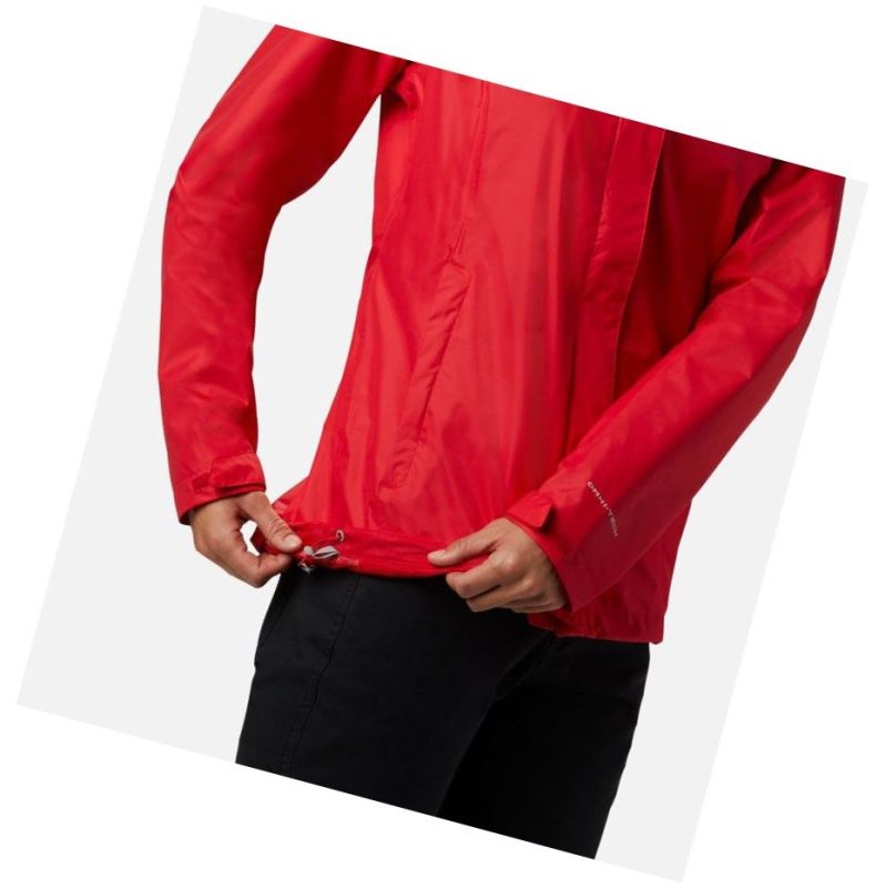 Columbia Arcadia II Rain Mont Kadın Kırmızı | 21769-KSTI