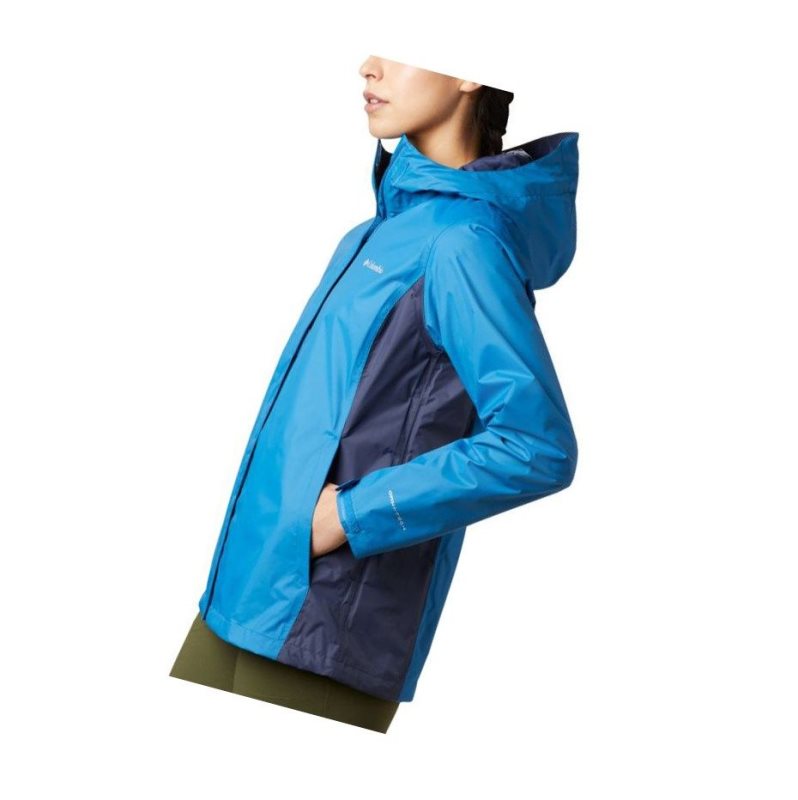 Columbia Arcadia II Rain Mont Kadın Lacivert | 91570-PZTH