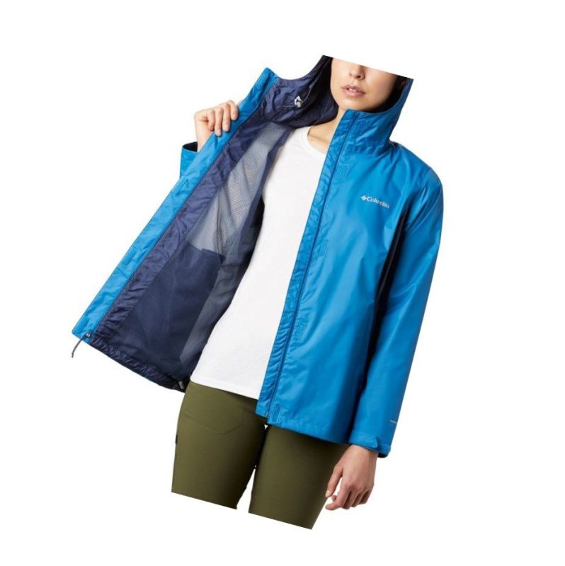 Columbia Arcadia II Rain Mont Kadın Lacivert | 91570-PZTH