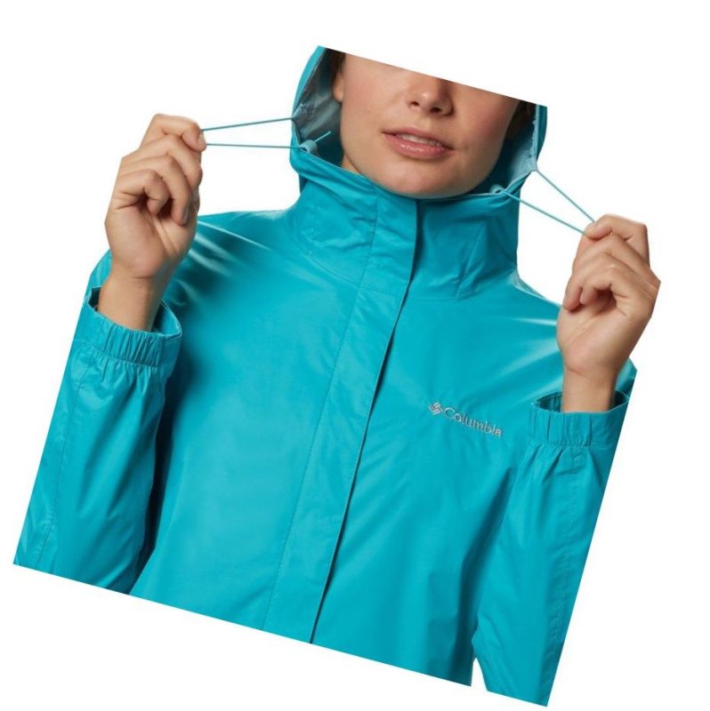 Columbia Arcadia II Rain Mont Kadın Mavi | 60958-WBFG