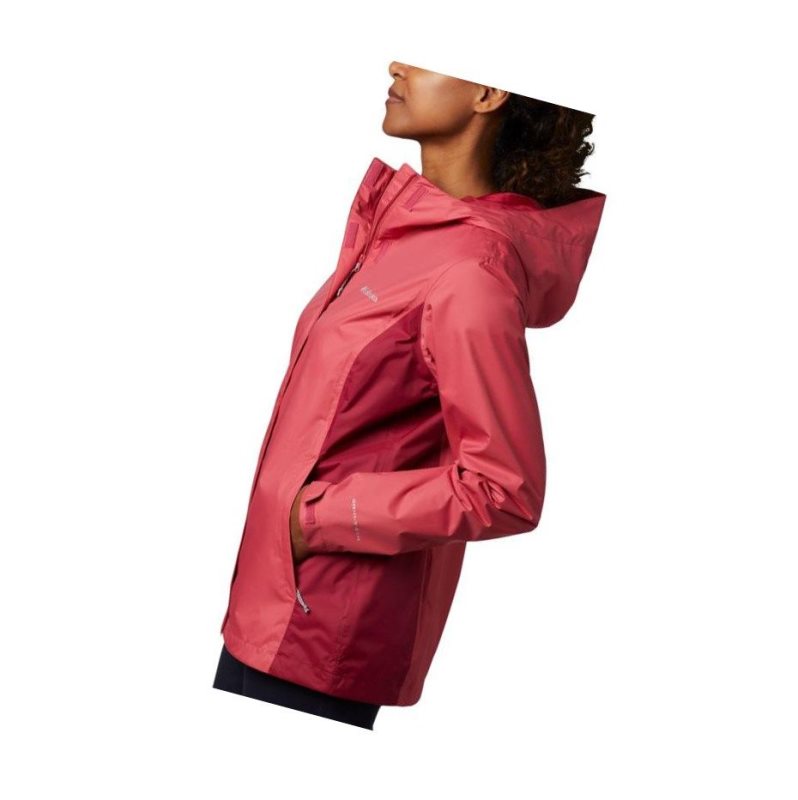 Columbia Arcadia II Rain Mont Kadın Pembe Kırmızı Mor | 42679-KHUT
