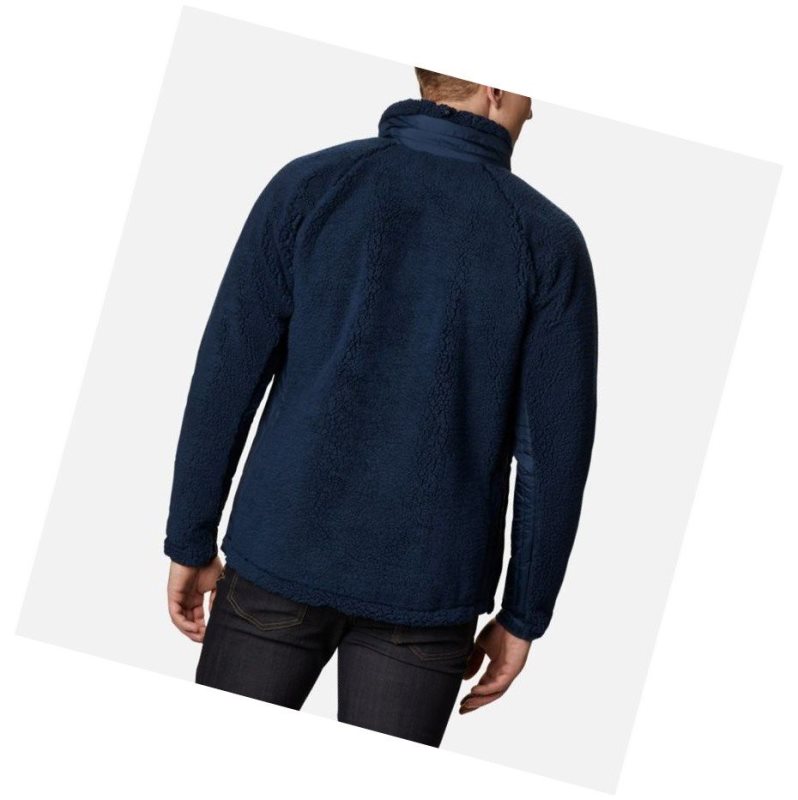 Columbia Archer Ridge Sherpa Fleece Mont Erkek Lacivert | 08154-PABM