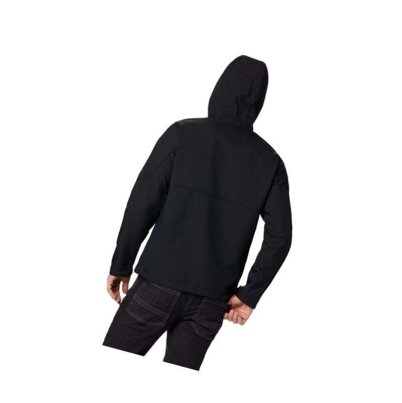 Columbia Ascender Hooded Softshell Mont Erkek Siyah | 86145-VLSR