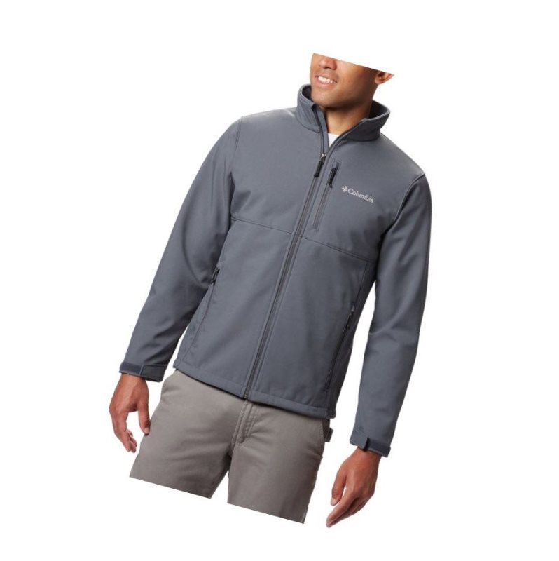 Columbia Ascender Softshell Mont Erkek Koyu Gri | 65497-FGWC