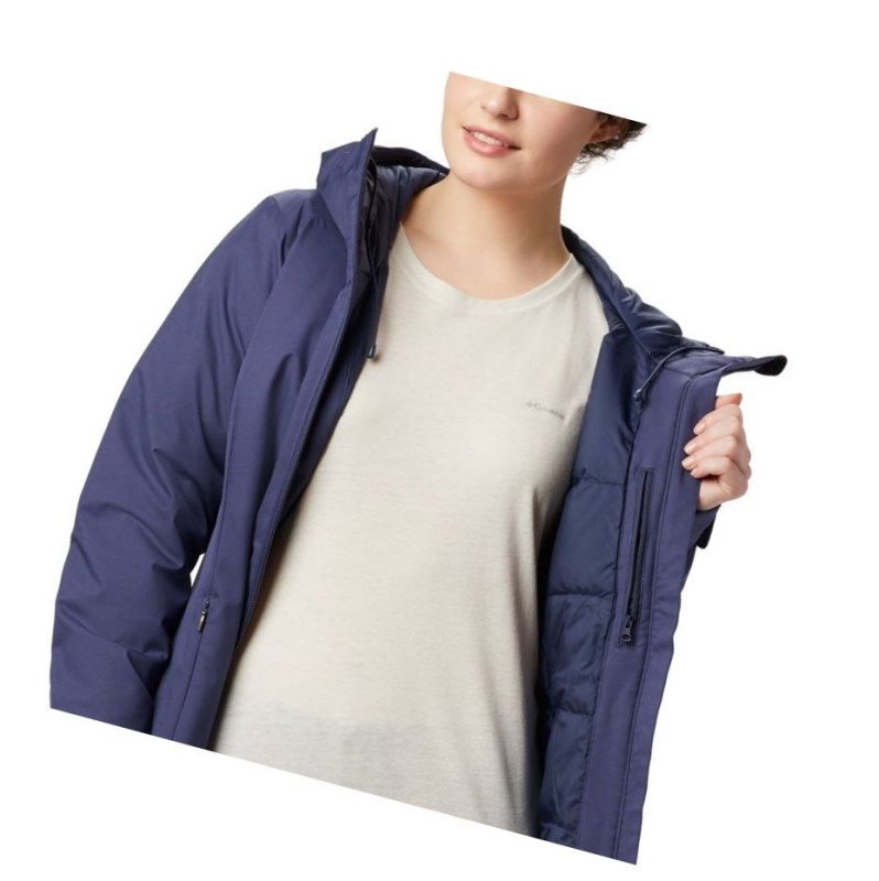 Columbia Autumn Rise Mid Mont Kadın Lacivert | 17509-TQER