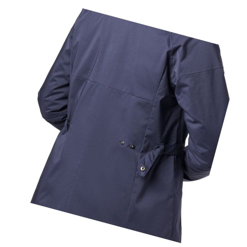 Columbia Autumn Rise Trench Mont Kadın Lacivert | 28015-UGLM