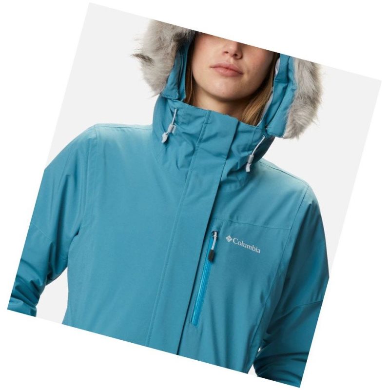 Columbia Ava Alpine Insulated Mont Kadın Mavi | 81574-LJTF