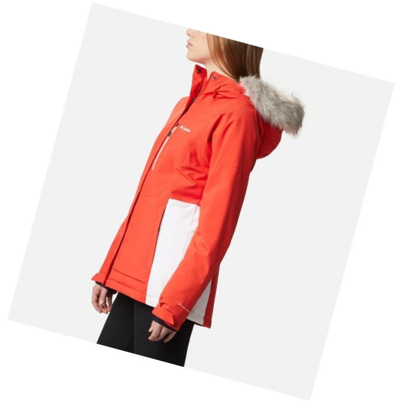 Columbia Ava Alpine Insulated Mont Kadın Turuncu Beyaz | 52170-DIBM