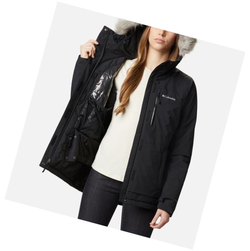 Columbia Ava Alpine Insulated Mont Kadın Siyah | 47365-PGVF