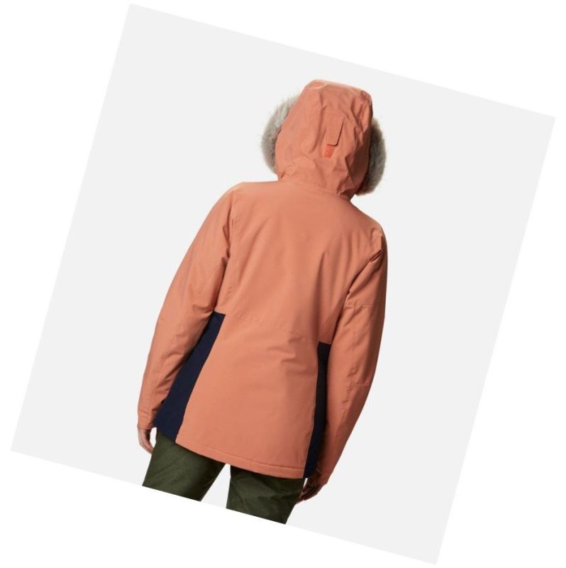 Columbia Ava Alpine Insulated Mont Kadın Pembe Lacivert | 34172-UBCE
