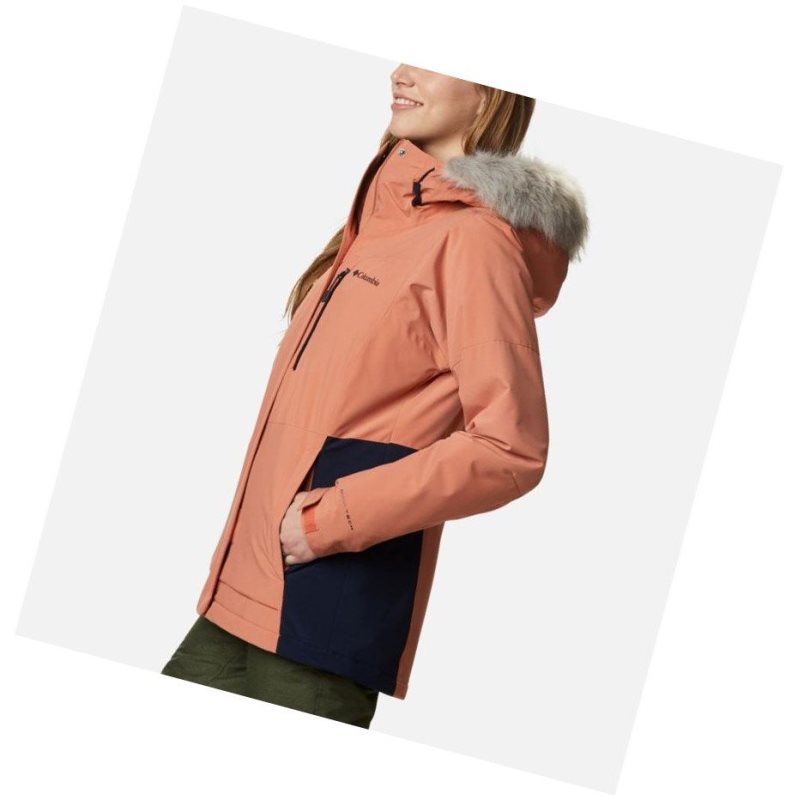 Columbia Ava Alpine Insulated Mont Kadın Pembe Lacivert | 34172-UBCE