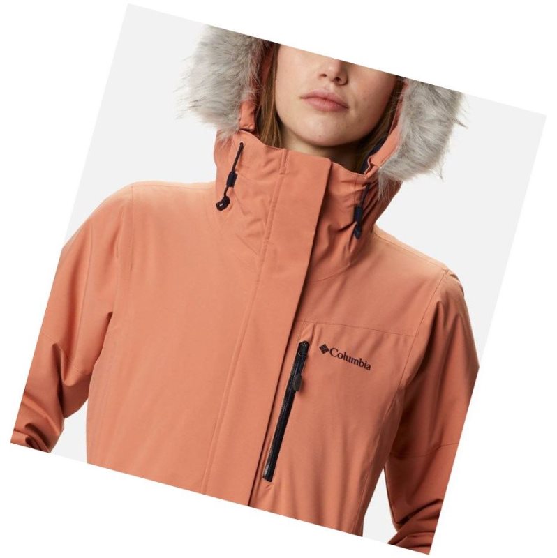Columbia Ava Alpine Insulated Mont Kadın Pembe Lacivert | 34172-UBCE