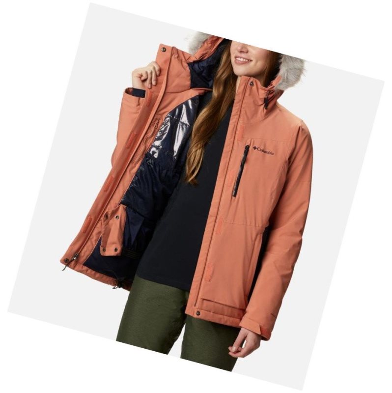 Columbia Ava Alpine Insulated Mont Kadın Pembe Lacivert | 34172-UBCE