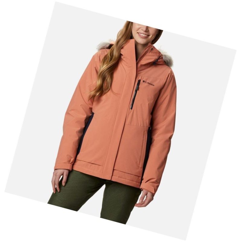Columbia Ava Alpine Insulated Mont Kadın Pembe Lacivert | 34172-UBCE