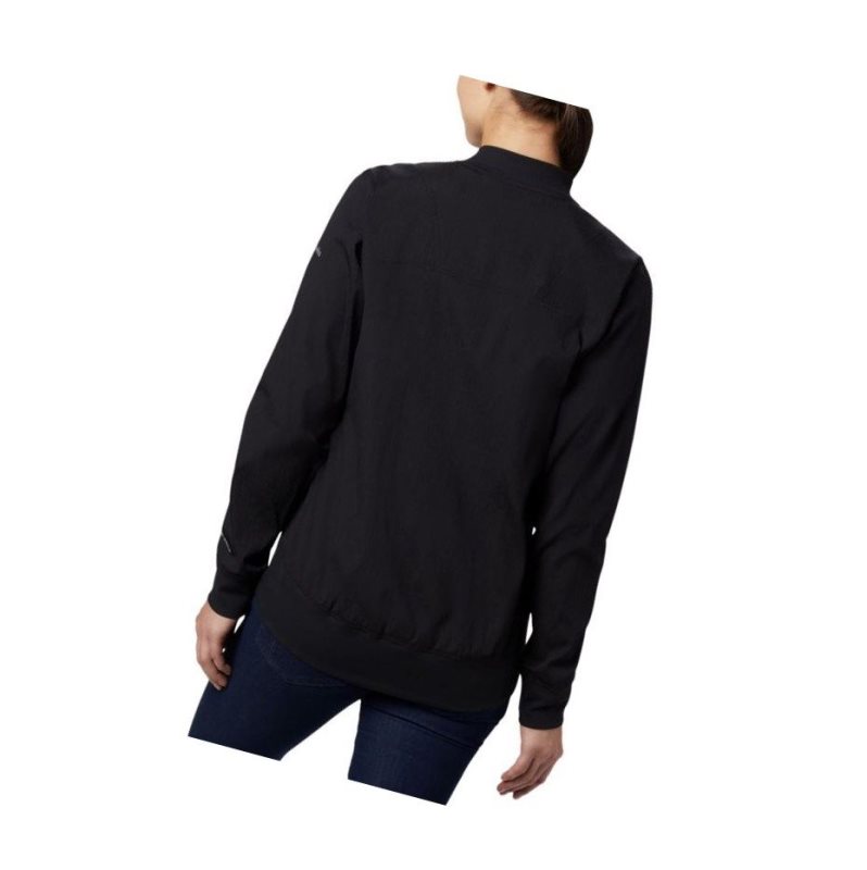 Columbia Bachy Butte Long Bomber Mont Kadın Siyah | 50498-BJEL