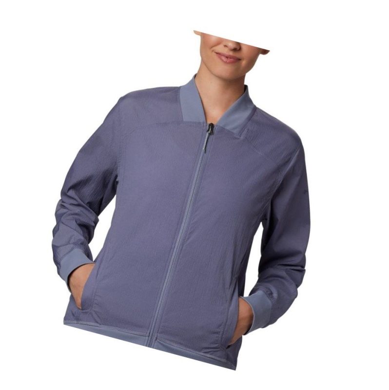 Columbia Bachy Butte Long Bomber Mont Kadın Mor | 06531-OMHG