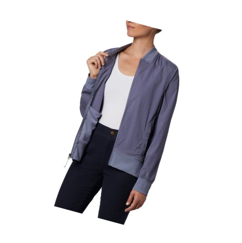 Columbia Bachy Butte Long Bomber Mont Kadın Mor | 06531-OMHG