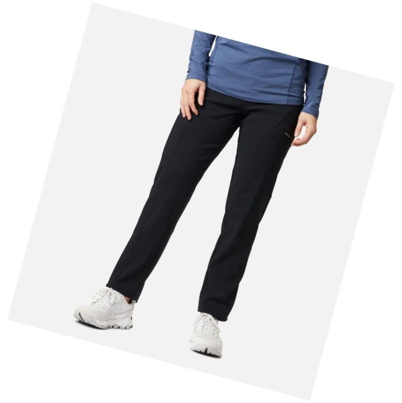 Columbia Back Beauty Highrise Warm Winter Pantolon Kadın Siyah | 60532-NDEQ