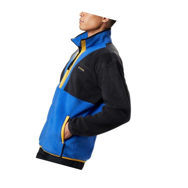 Columbia Back Bowl Full Zip Fleece Mont Erkek Siyah | 90184-AKCY