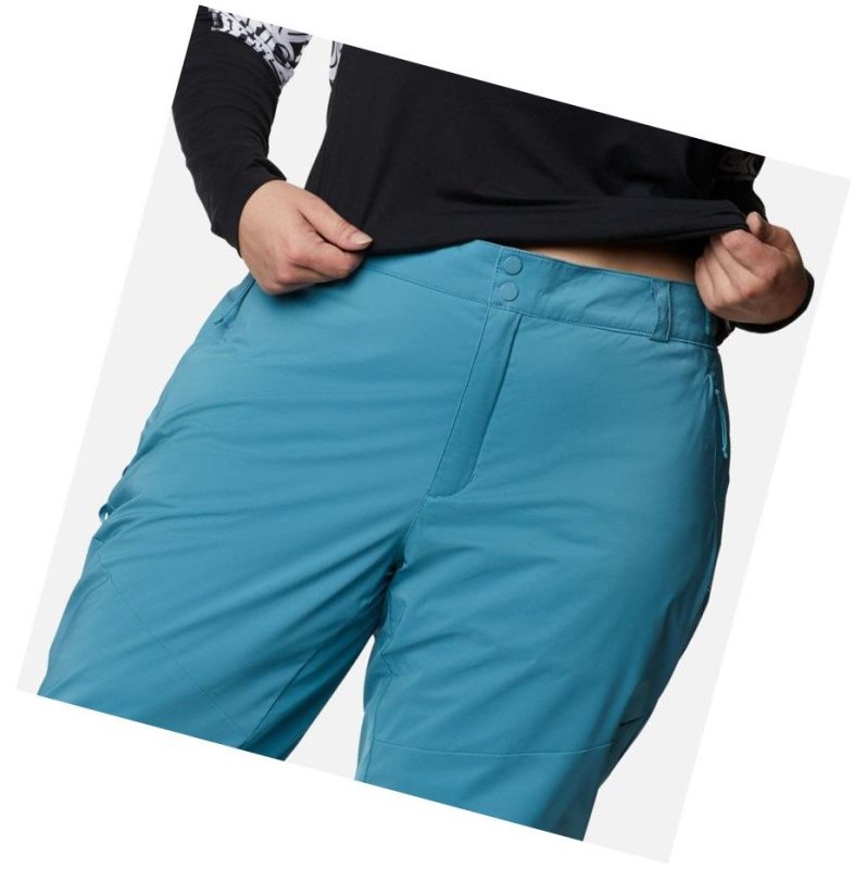 Columbia Backslope Insulated Plus Size Pantolon Kadın Mavi | 95032-NAQK