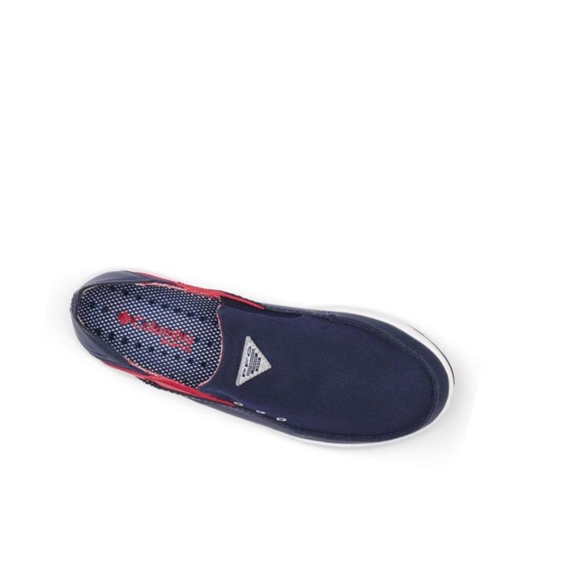 Columbia Bahama Vent PFG Wide Tekne Ayakkabısı Erkek Lacivert | 17580-UXGS