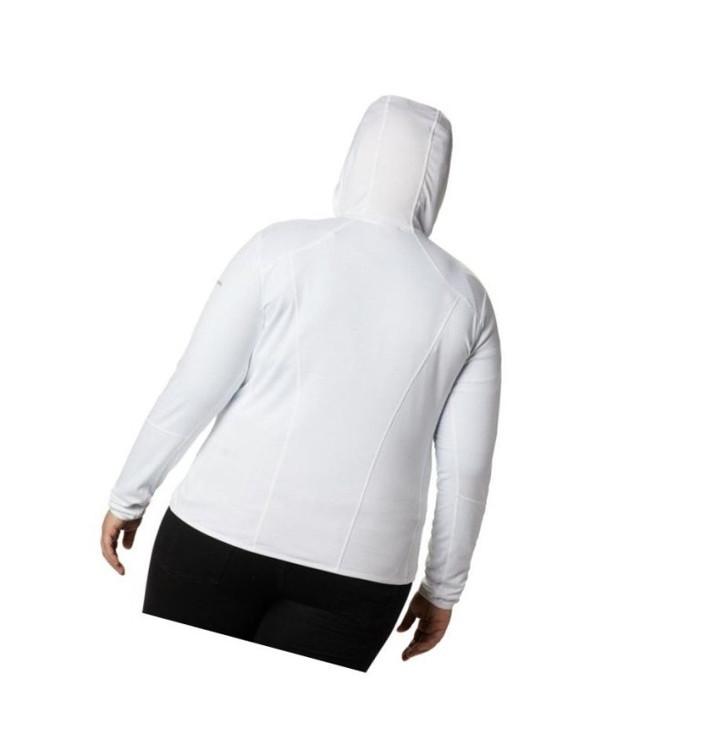 Columbia Baker Valley Hooded Fleece Mont Kadın Beyaz | 74219-VGFD