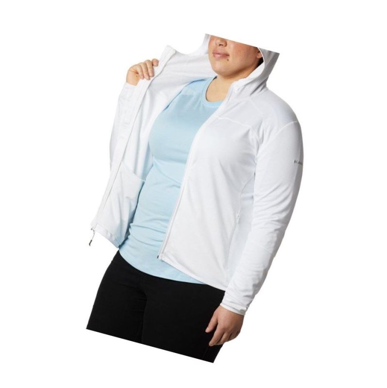 Columbia Baker Valley Hooded Fleece Mont Kadın Beyaz | 74219-VGFD