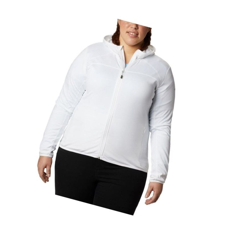 Columbia Baker Valley Hooded Fleece Mont Kadın Beyaz | 74219-VGFD