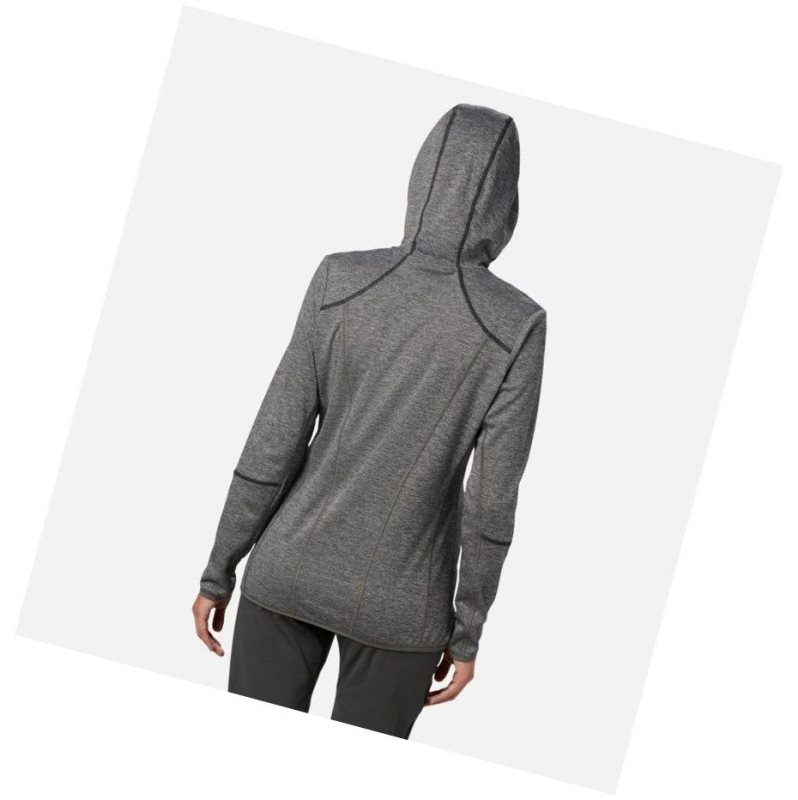 Columbia Baker Valley Hooded Fleece Mont Kadın Siyah | 96450-BQJZ
